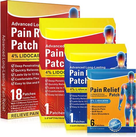 Buy Pain Relief Patches, Long Lasting Knee Patches for Pain Relief ...