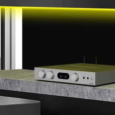 Audiolab 6000A Play Integrated Streamer DAC Silver Reverb