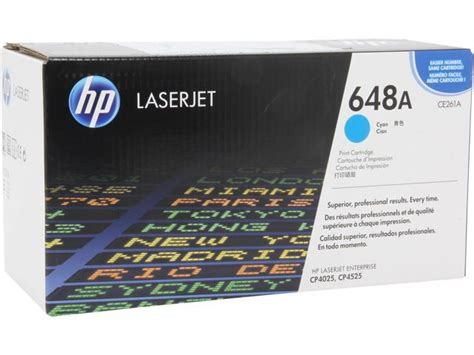 Hp 648a Cyan Laserjet Toner Cartridge Ce261a