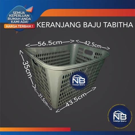 Jual Keranjang Baju Plastik Keranjang Laundry Keranjang Pajero Tabitha