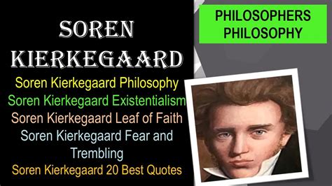 SOREN KIERKEGAARD EXISTENTIALISM LEAP OF FAITH Education