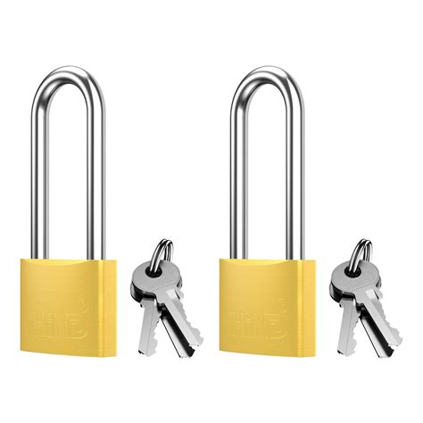 Buy Keekit Brass Padlock Long Shackle Heavy Duty Lock With Keys