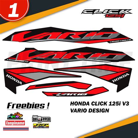 Honda Click 125i V3 Vario Decals Shopee Philippines