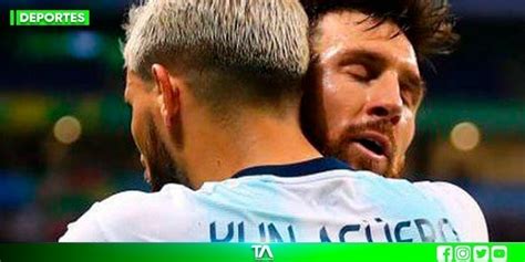 Lionel Messi se despide del Kun Agüero con emotivo mensaje