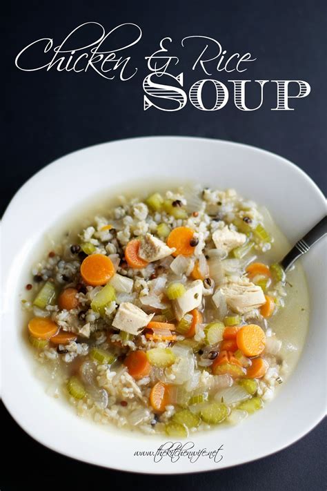 Easy Chicken And Rice Soup Recipe The Kitchen Wife