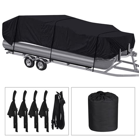 17-20Ft Waterproof Heavy Duty Pontoon Boat Cover Outdoor UV Rain Dust ...