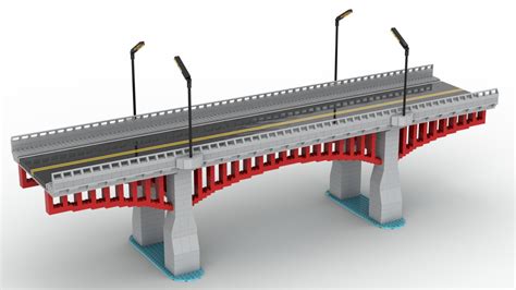 Lego Moc Steel Arch Bridge By Benstephenson Rebrickable Build With