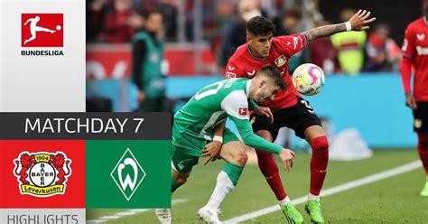 Resultados Bayer Leverkusen Werder Bremen 1 1 7ª jornada de