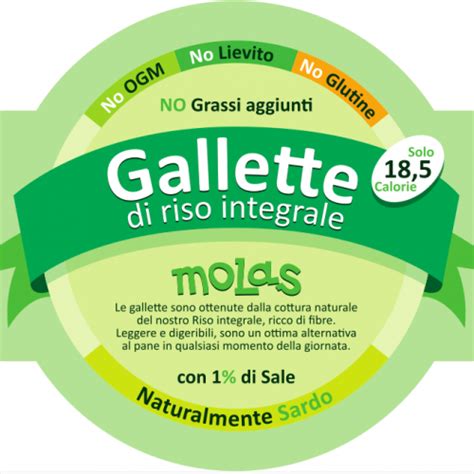 Gallette Di Riso Integrale Sale G Riso Molas