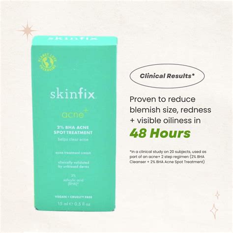 Skinfix Acne 2 Bha And Azelaic Acid Spot Treatment Clear Acne Fast