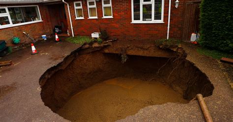 What Is A Sinkhole And What Causes Them Huffpost Uk News