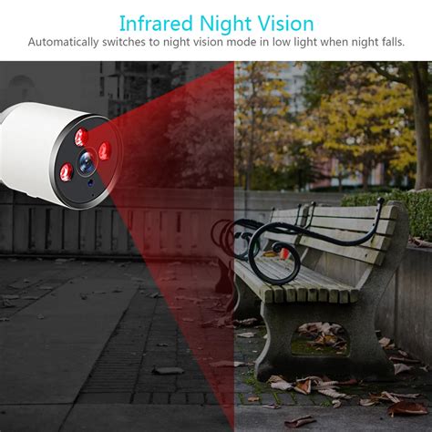 INQMEGA Cloud Wifi уличная IP камера 4MP 1080P Водонепроницаемая IP66 ...