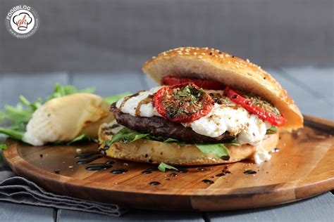 Rezept Big Italian Burger Mit Getrockneten Tomaten Und Buratta