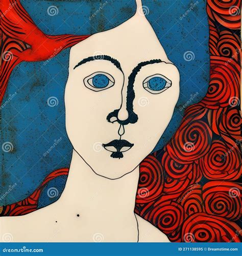 Girl In The Wind Art Stock Illustration Illustration Of Maker 271138595