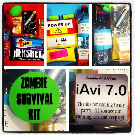 Candy Zombie Survival Kit Diy