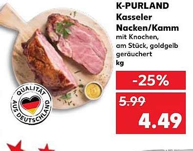 K Purland Kasseler Nacken Oder Kamm Angebot Bei Kaufland 1Prospekte De