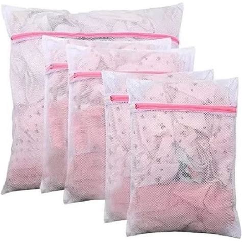 Filet à Linge Sac À Linge Lingerie Sac De Lavage Machine À Laver 5 Pièces Filet De Lavage pour