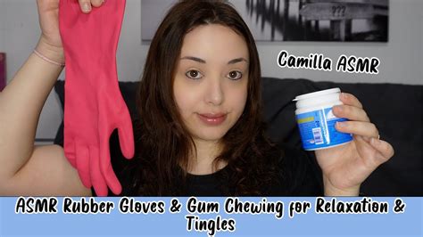 Asmr Rubber Gloves Gum Chewing For Relaxation And Tingles Youtube