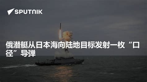 俄潜艇从日本海向陆地目标发射一枚 口径”导弹 2023年3月3日 俄罗斯卫星通讯社