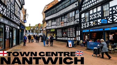 Walk In Nantwich Town Centre Typical English Town 4k Youtube