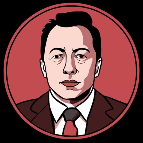 Elon Musk Vector Illustration Cartoon Premium AI Generated Vector