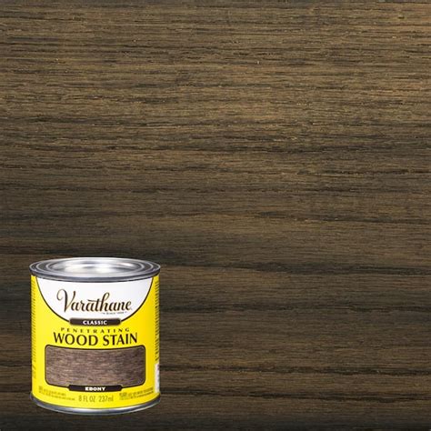 Varathane 8 Ounce Ebony Classic Interior Wood Stain 4 Pack 339745