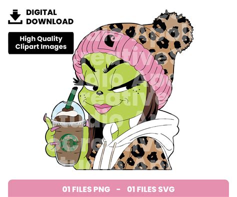 01 Clipart Grinch Starbucks EclipArtCo