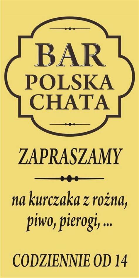 Menu at Polska Chata pub & bar, Żelechów