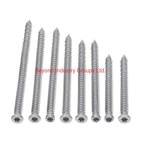 Concrete Screw Flat Head Ribs Tapping Screw Torx Screw Window Frame