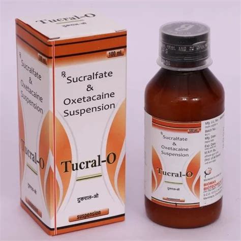 Tucral O Sucralfate Oxetacaine Oral Suspension Bbpl Ml At Rs