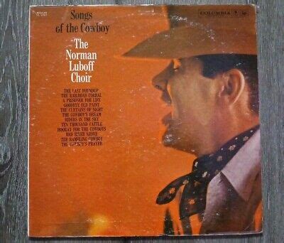 Songs Of The Cowboy Norman Luboff Choir Vinyl Lp Columbia Cl