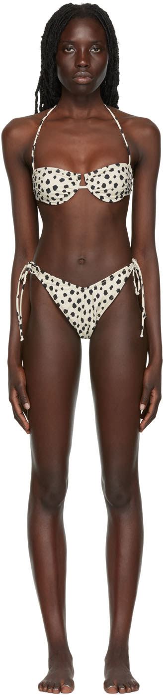 Reina Olga White Black Penny Bikini Reina Olga