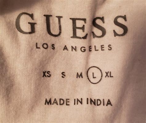 Mens Guess Los Angeles White T Shirt Gem