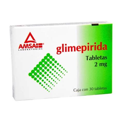 Amaryl Glimepiride Generic 2 Mg 30 Tabs Starting With A Medsmex