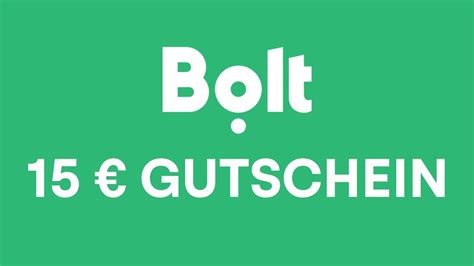 15 BOLT Gutschein einlösen für Neukunden YouTube