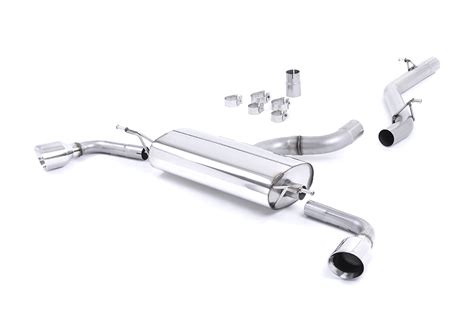 Milltek Sport Non Resonated Cat Back Exhaust Polished Gt Tips For