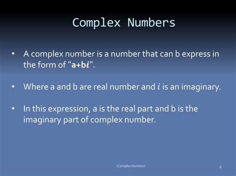 Complex Number Ppt