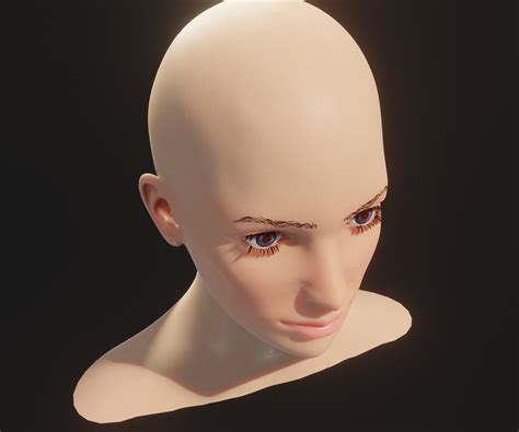 3d Model Collection Realistic Male Female Head 3d Model Animated Facial Expressions Vr Ar