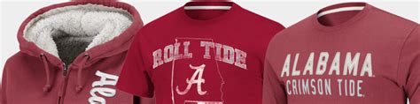 Alabama Crimson Tide Apparel, Crimson Tide Merchandise, Clothing, Gear ...