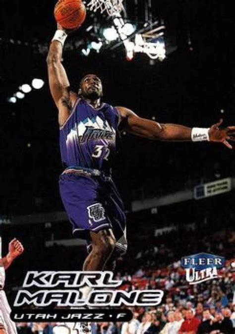 Ultra Basketball Karl Malone Utah Jazz Official Nba Trading