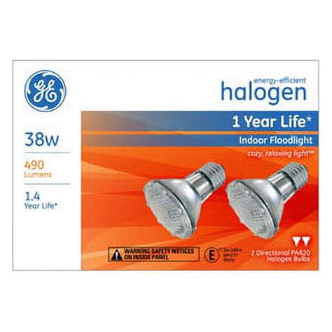 GE 38W Small Indoor Floodlights, 2pk - Walmart Business Supplies