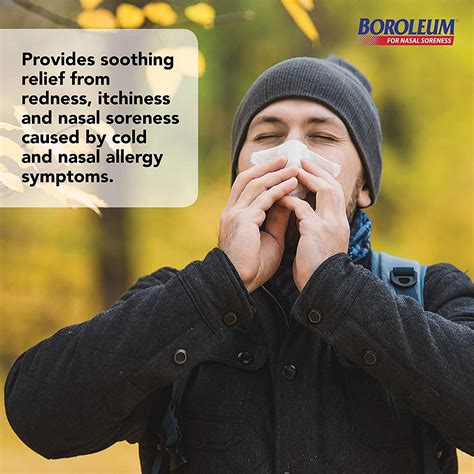 Dry Nose Relief by Boroleum | Nasal Soreness & Stuffy Nose Relief
