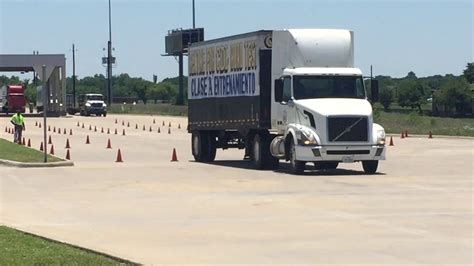 Cdl Parallel Park Test At Texas Dps Youtube