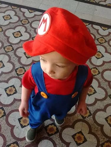 Disfraz Mario Luigi Super Mario Bros Niño Cosplay Hermoso en venta en