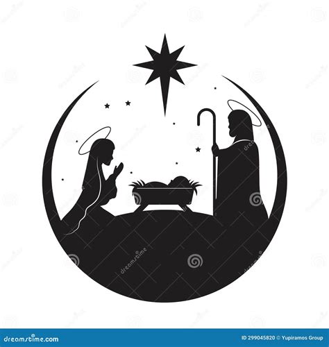 Icon of holy family stock illustration. Illustration of love - 299045820