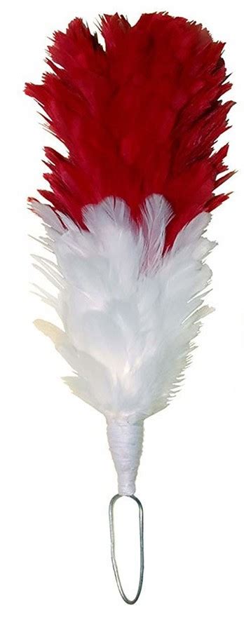 Highland Kilt Scottish Glengarry Cap Feather Plum Hackle Red White