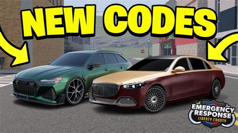 New PROMO CODES In ERLC? (Liberty County) - YouTube