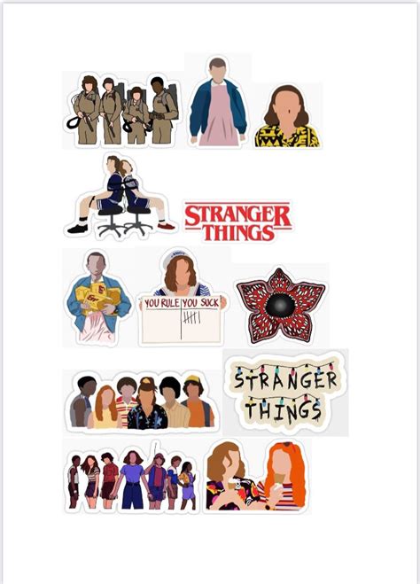 Stranger Things Stickers