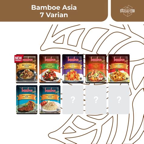 Jual Bumbu Instan Bamboe Asia Bulgogi Nasi Hainan Saus Asam Manis