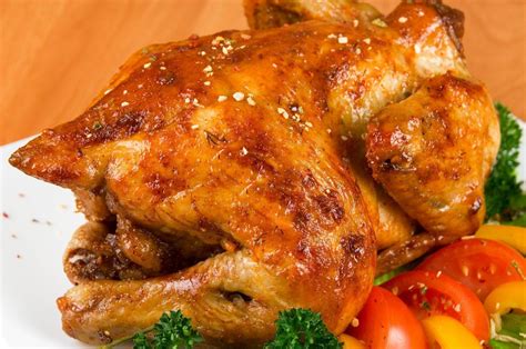 Receita De Frango Assado Com Farofa De Pinhão Comida E Receitas